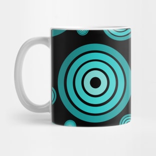 Concentric Circles Pattern Mug